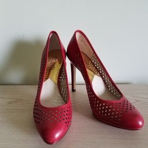Michael Kors Women's Red & Gold Shoe